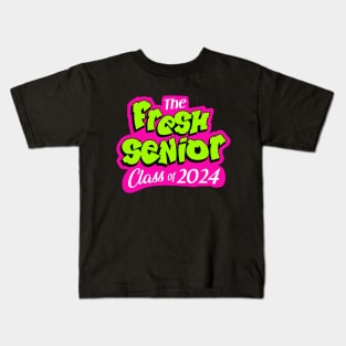 fresh class of 2024_senior Kids T-Shirt